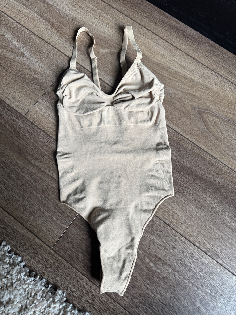 SKIMS Seamless Beige Shaping Bodysuit